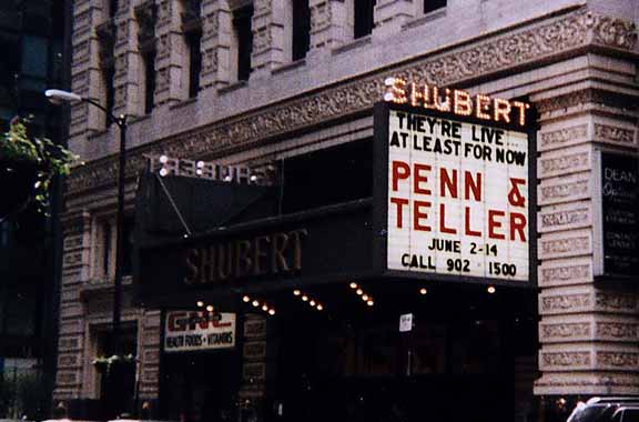 Shubert Theater Sign